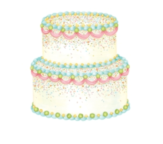 Birthday Cake Placemat - 12 Sheets - Veranda Cafe & Mercantile