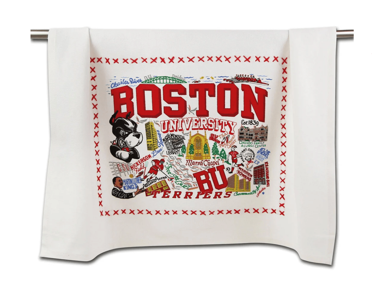 Boston University Dish Towel - Veranda Cafe & Mercantile