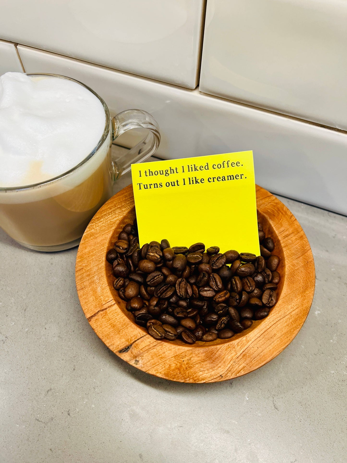 Thought I liked coffee Little Notes