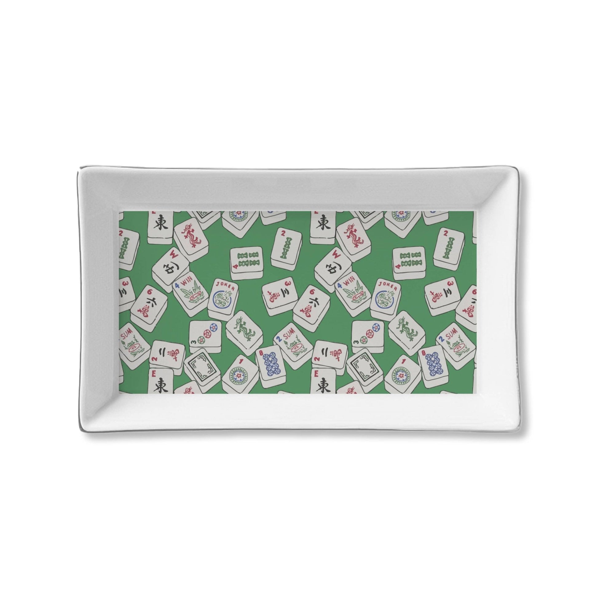 Ceramic Tray - Mahjong - Veranda Cafe & Mercantile