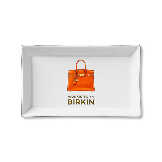 Ceramic Tray - Workin' - Veranda Cafe & Mercantile