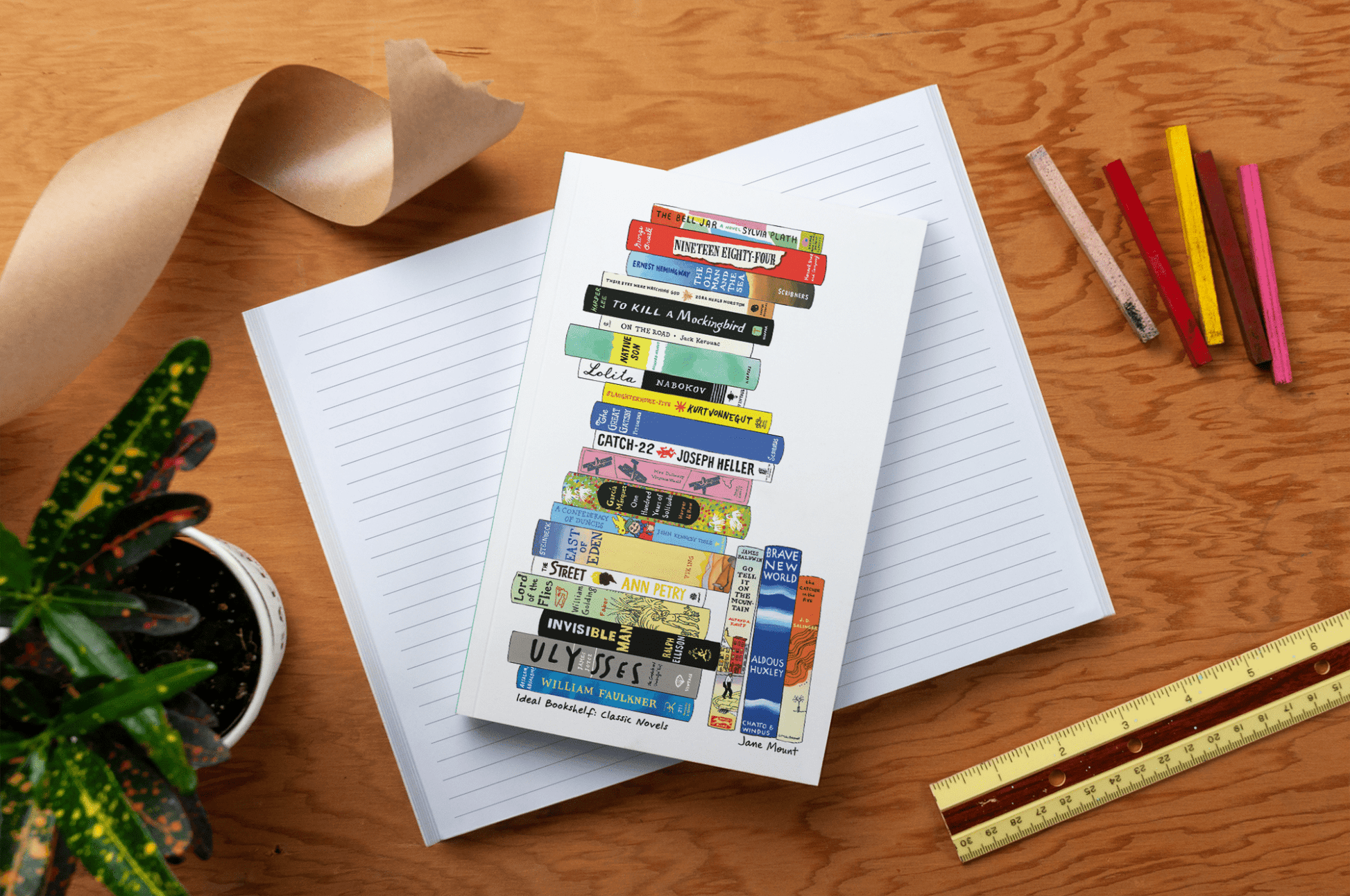 Classic Novels Classic Layflat Notebook - Veranda Cafe & Mercantile