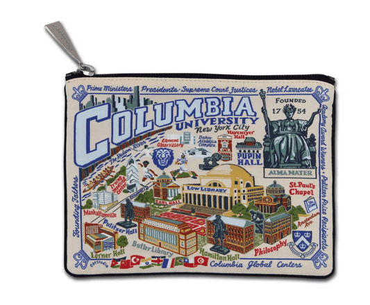 Columbia University Zip Pouch - Veranda Cafe & Mercantile