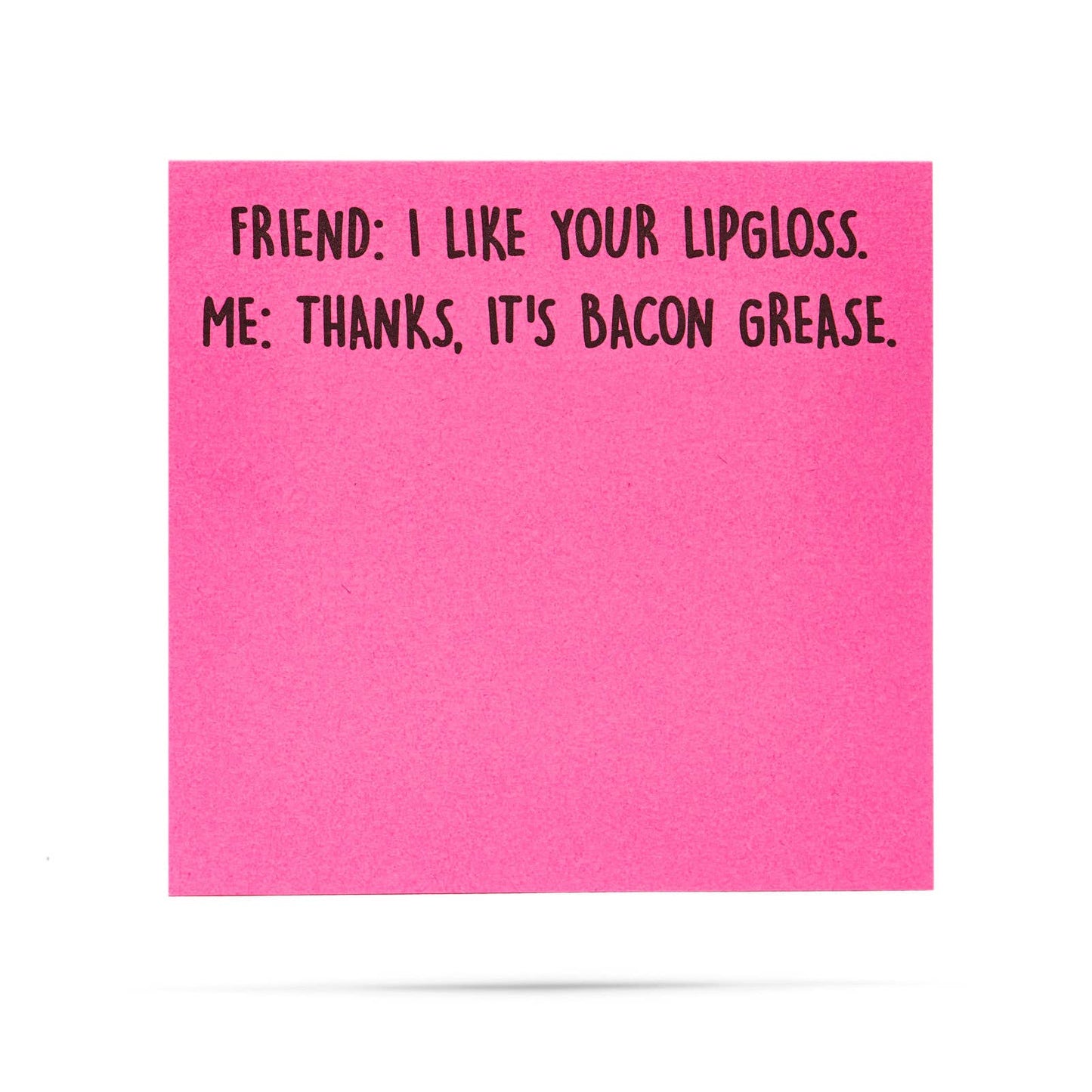 I like your lipgloss Little Notes
