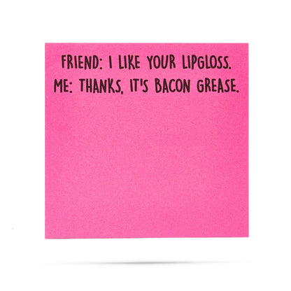 I like your lipgloss Little Notes