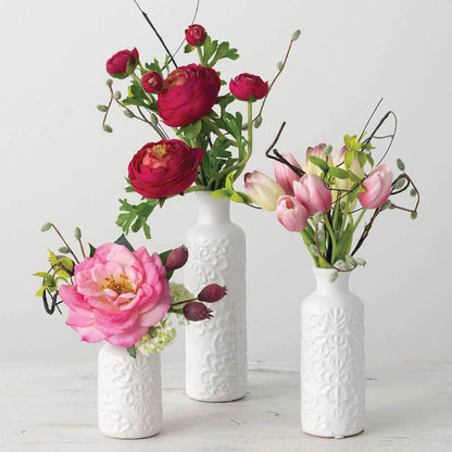 Textured Bottle Vase