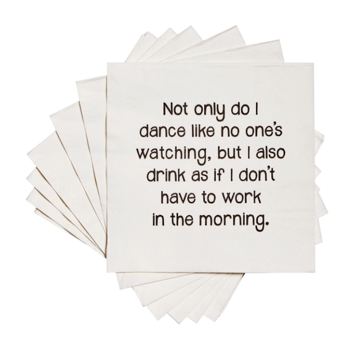 Drink As If Napkins - Veranda Cafe & Mercantile