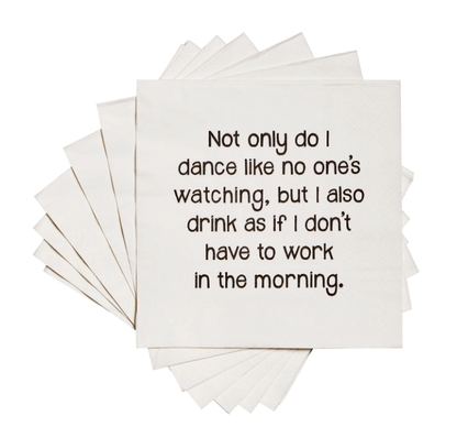 Drink As If Napkins - Veranda Cafe & Mercantile