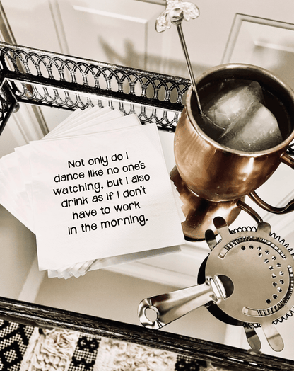 Drink As If Napkins - Veranda Cafe & Mercantile