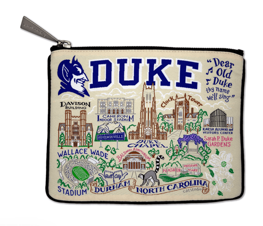 Duke University Zip Pouch - Veranda Cafe & Mercantile