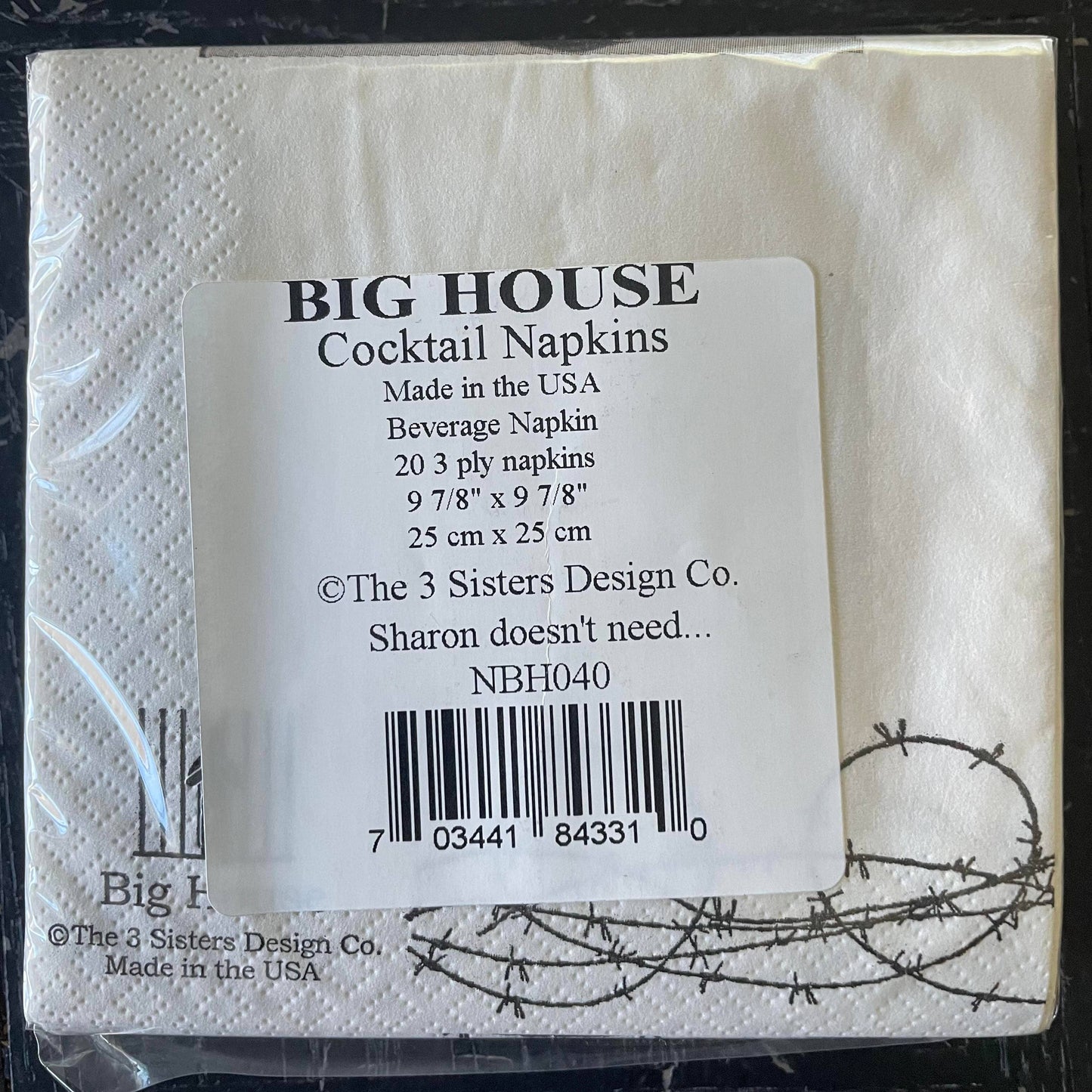 Sharon doesn't need alcohol Cocktail Napkins