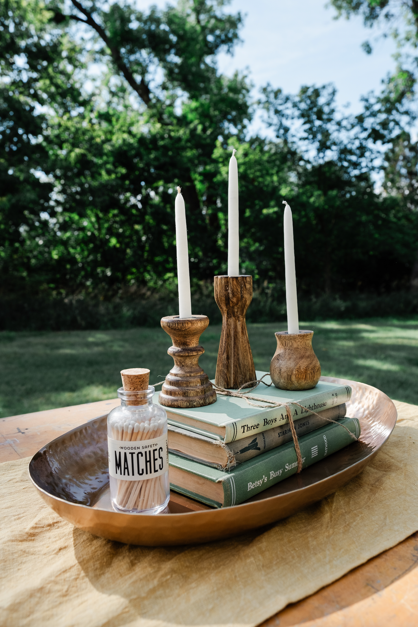Mini Apothecary Vintage White Matches