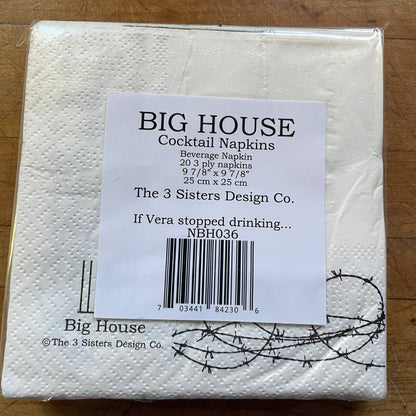 If Vera quit drinking Cocktail Napkins