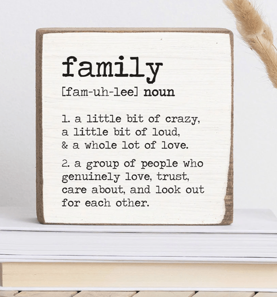 Family Definition Block - Veranda Cafe & Mercantile