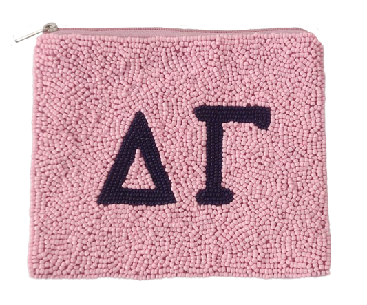 Delta Gamma Beaded Pouch