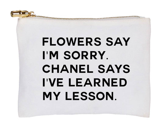 Flowers Say Zip Pouch - Veranda Cafe & Mercantile