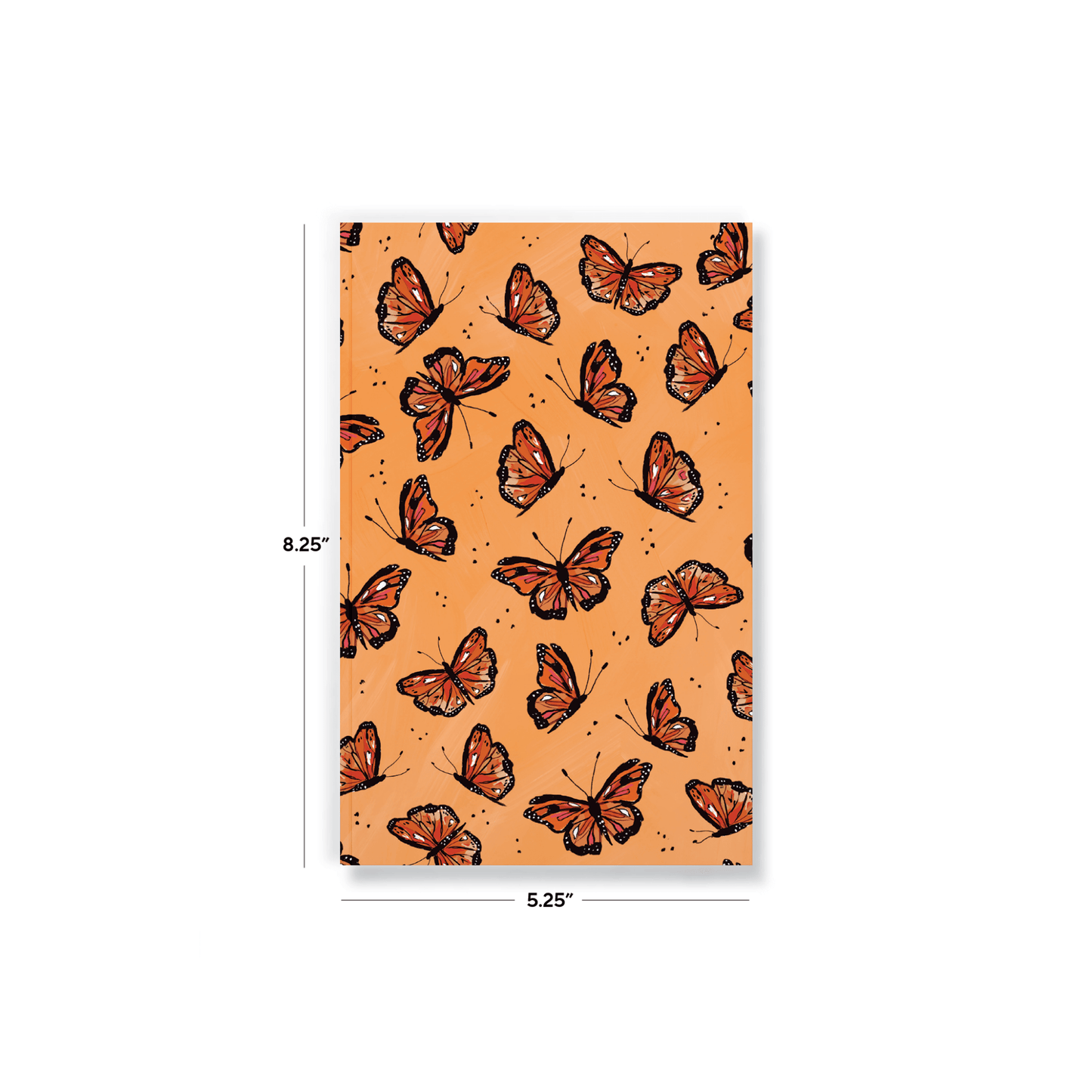 Flying Monarch Layflat Journal Notebook - Veranda Cafe & Mercantile