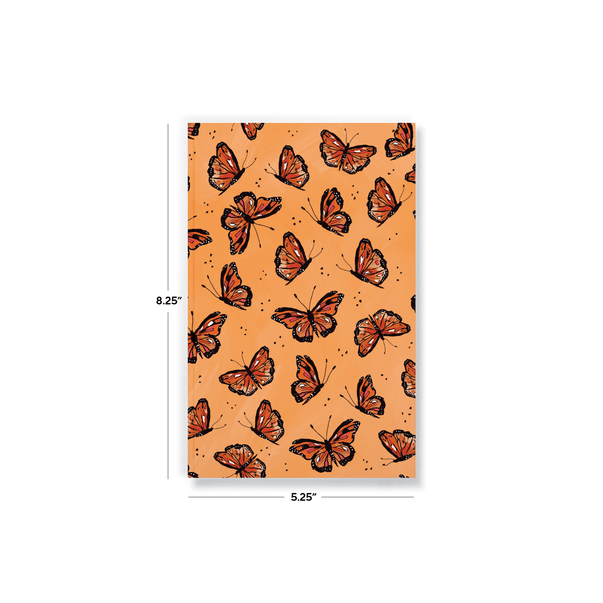 Flying Monarch Layflat Journal Notebook - Veranda Cafe & Mercantile