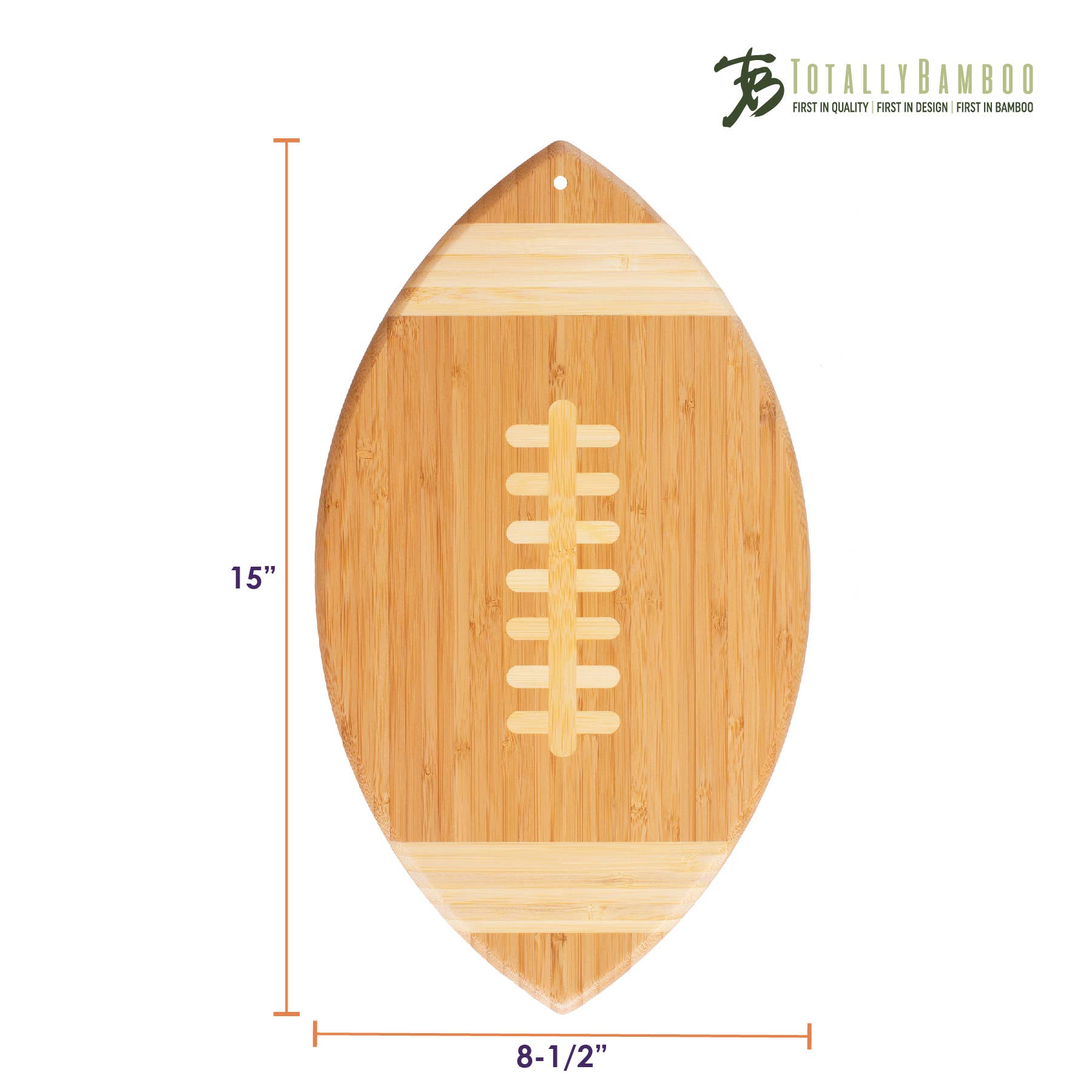 Football Shaped Cutting Board & Charcuterie Serving Tray - Veranda Cafe & Mercantile