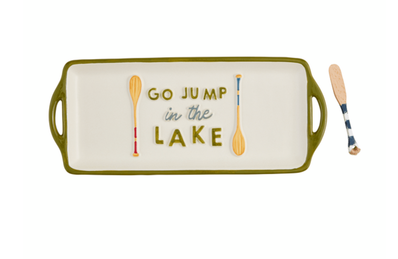 Go Jump in the Lake Tray Set - Veranda Cafe & Mercantile