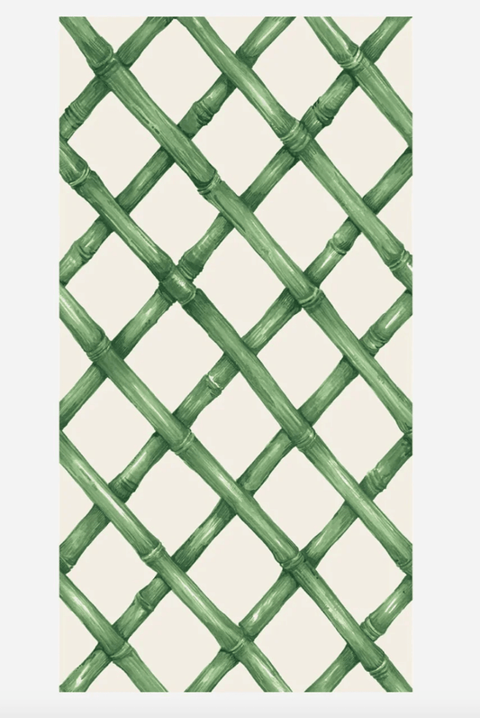 Green Lattice Guest Napkins - Veranda Cafe & Mercantile