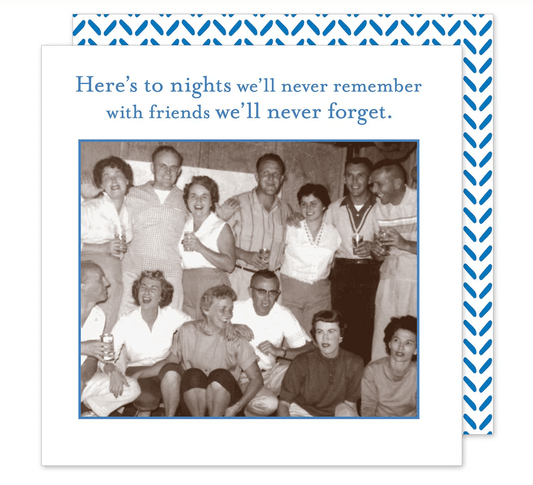 Here's To Nights Beverage Napkins - Veranda Cafe & Mercantile