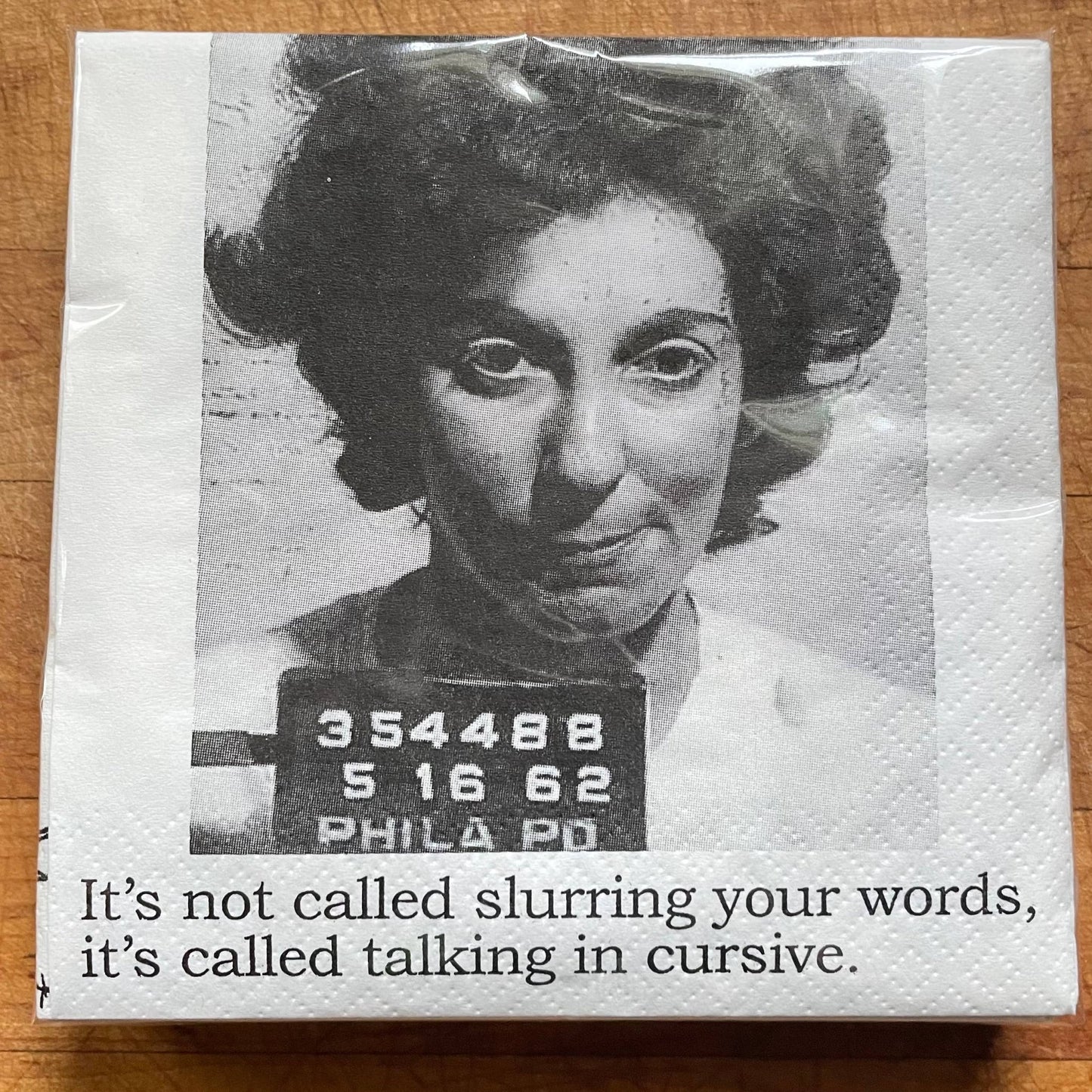 It's not called slurring your words Cocktail Napkins - Veranda Cafe & Mercantile