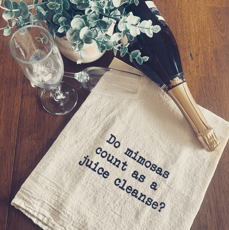 Juice Cleanse Dish Towel - Veranda Cafe & Mercantile