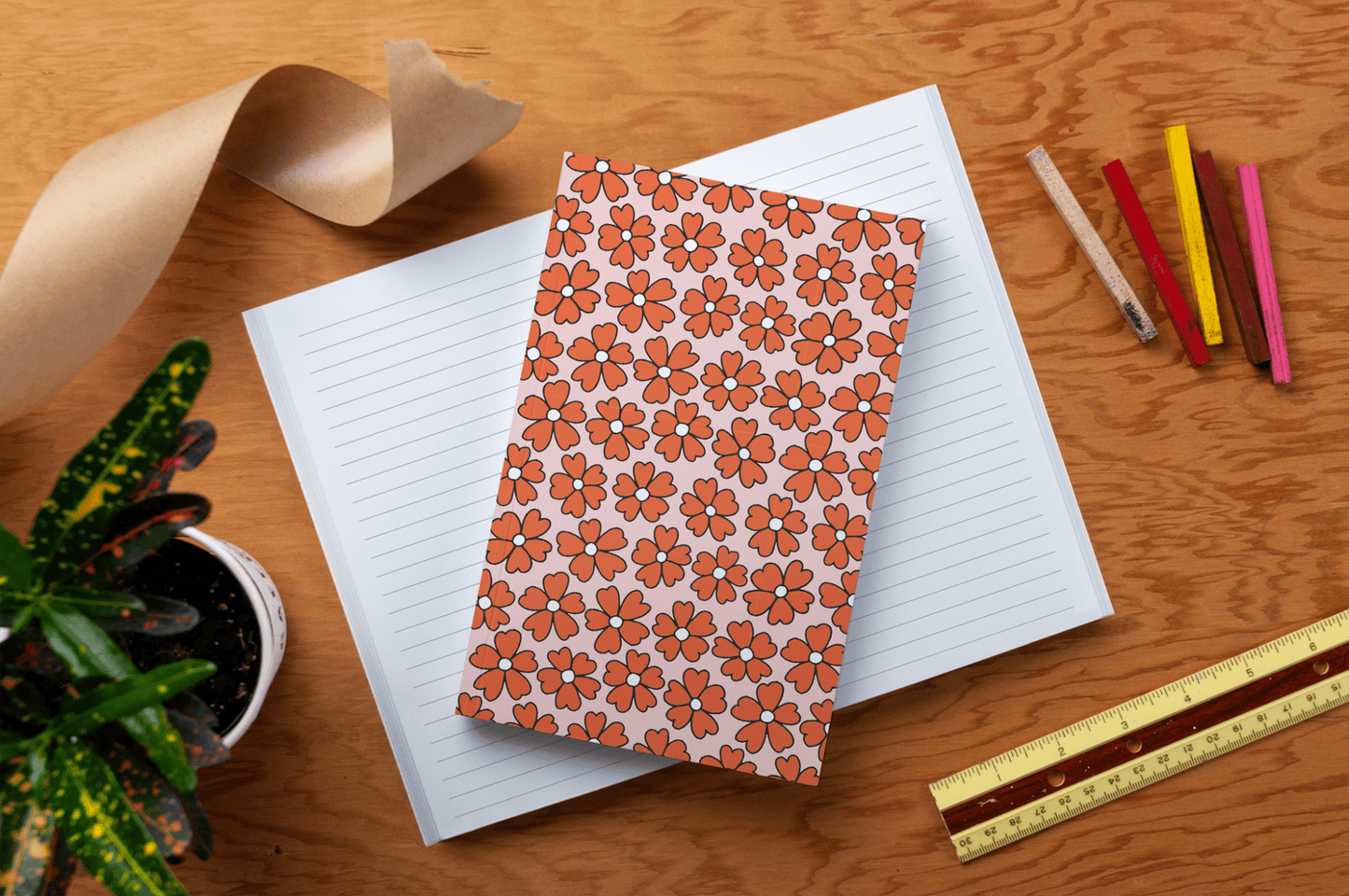 Miss Daisy Classic Layflat Journal Notebook - Veranda Cafe & Mercantile