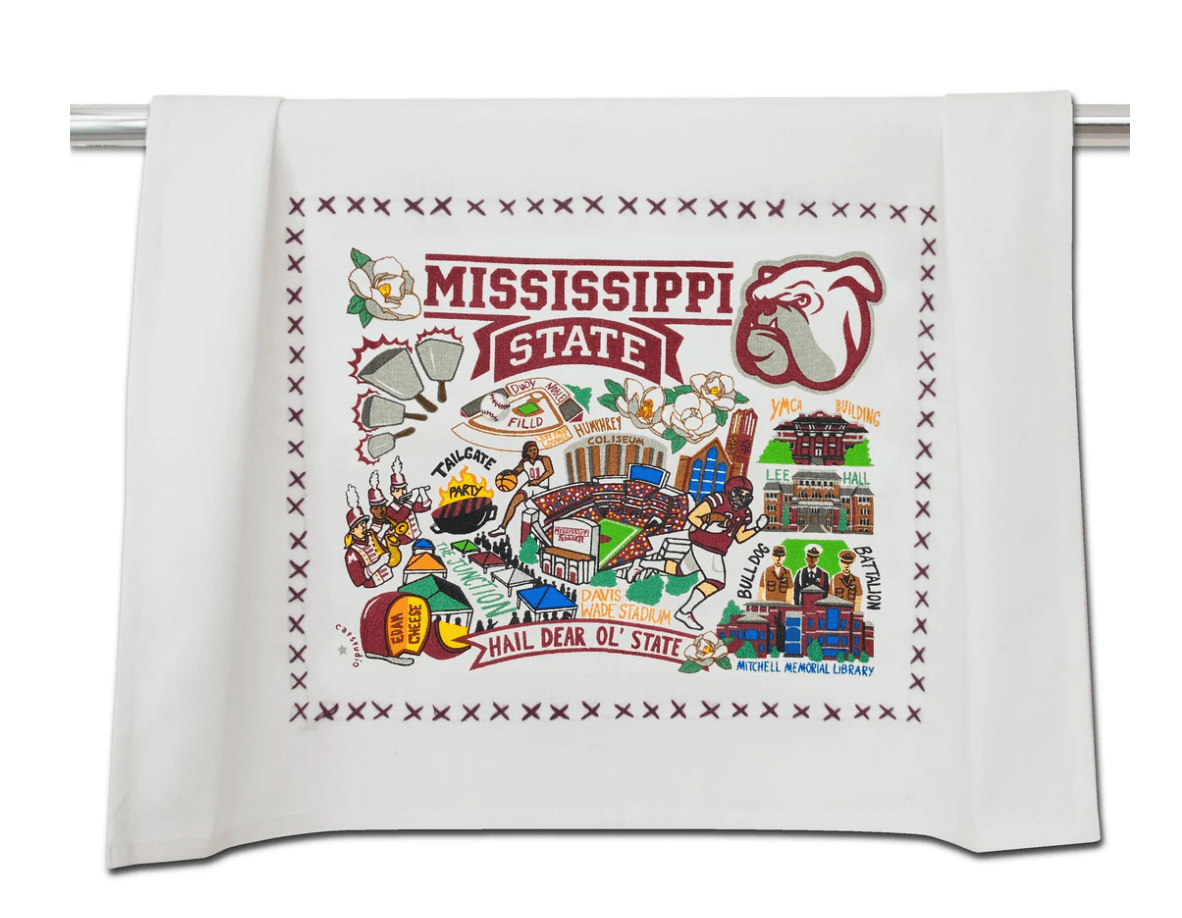 Mississippi State University Dish Towel - Veranda Cafe & Mercantile