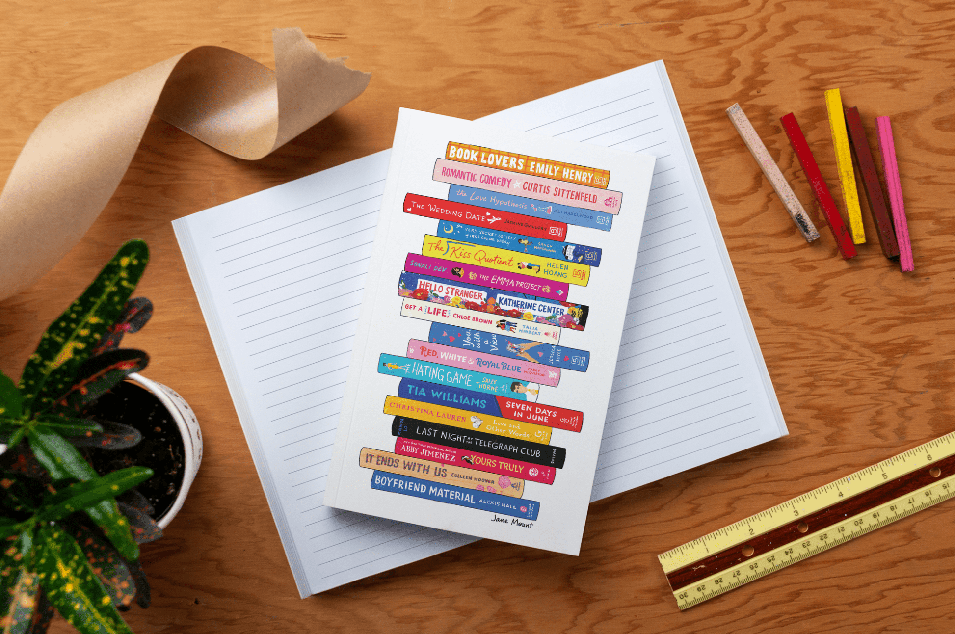 Modern Romance Classic Layflat Notebook - Veranda Cafe & Mercantile