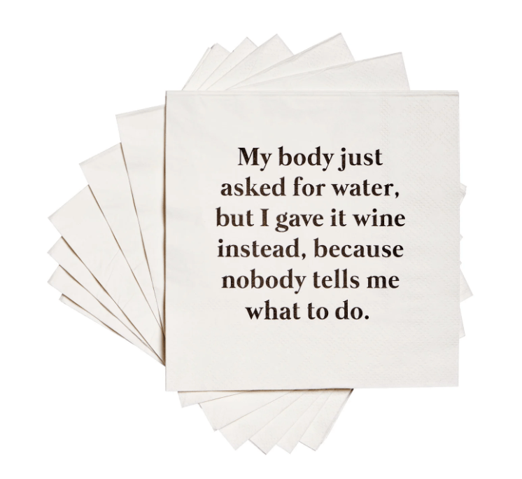My Body Napkins - Veranda Cafe & Mercantile