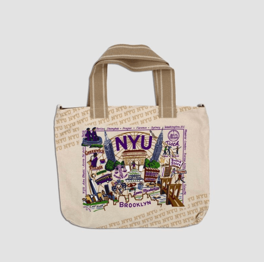New York University Collegiate Tote Bag - Veranda Cafe & Mercantile