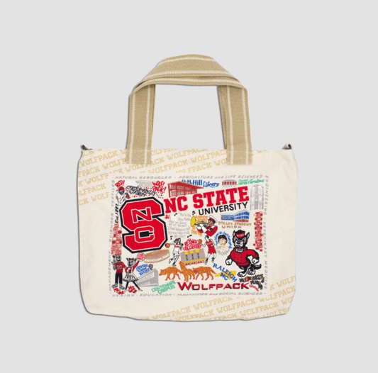 North Carolina State University Collegiate Tote Bag - Veranda Cafe & Mercantile