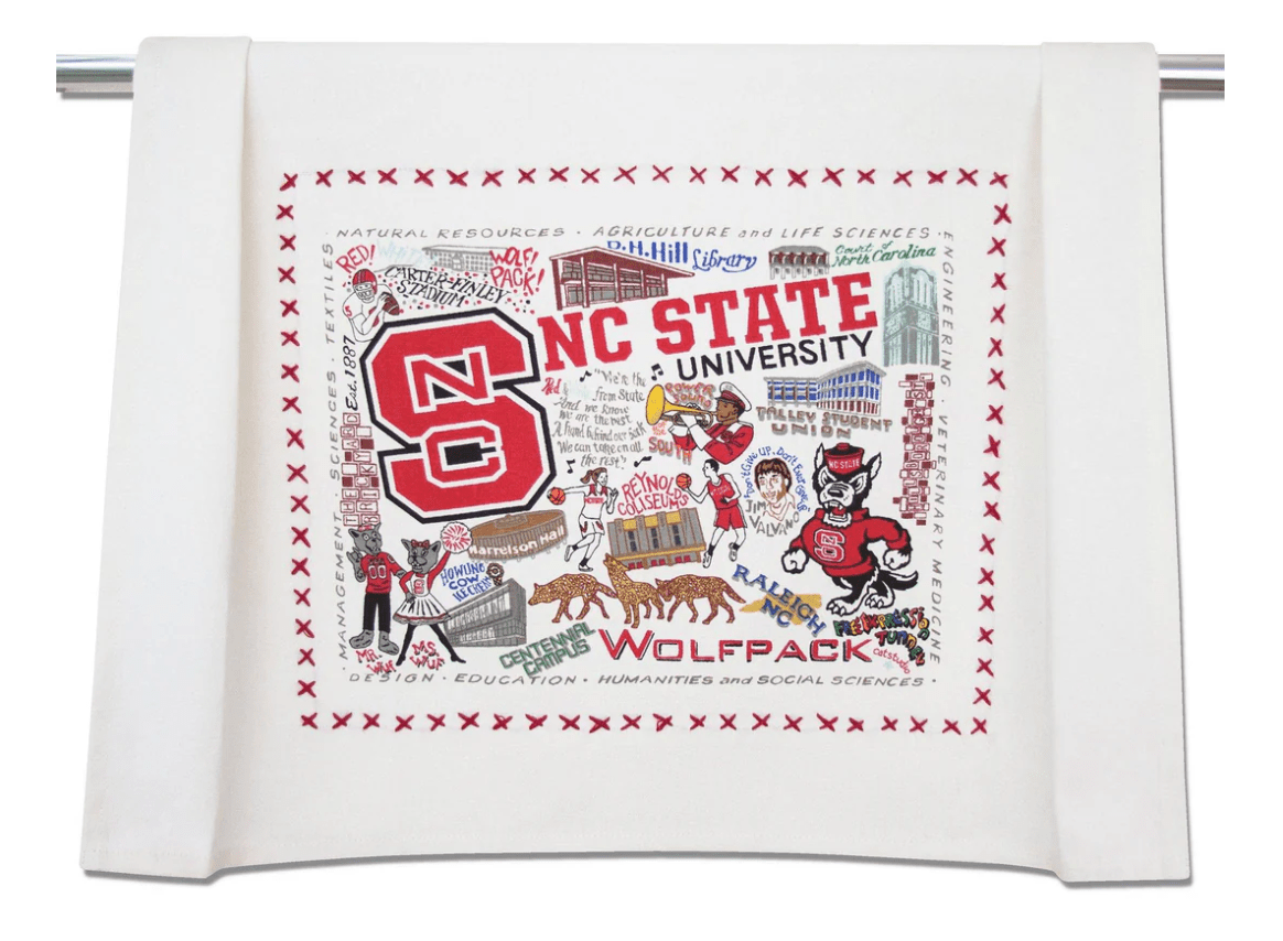 North Carolina State University Dish Towel - Veranda Cafe & Mercantile