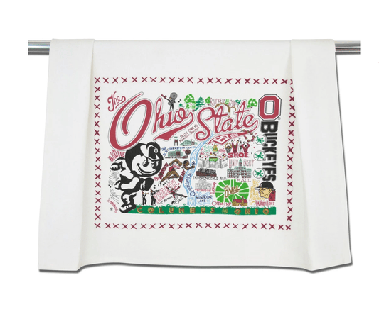 Ohio State University Dish Towel - Veranda Cafe & Mercantile