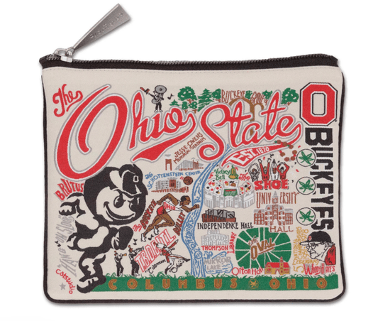 Ohio State University Zip Pouch - Veranda Cafe & Mercantile