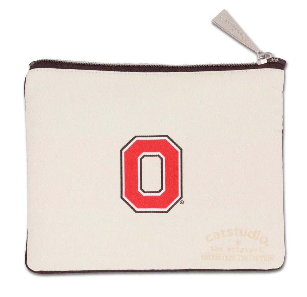 Ohio State University Zip Pouch - Veranda Cafe & Mercantile