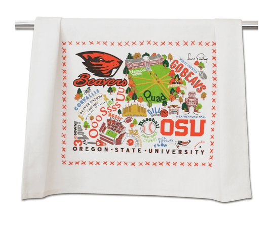 Oregon State University Dish Towel - Veranda Cafe & Mercantile