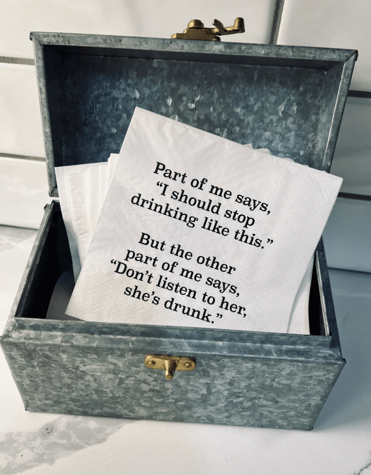Part of Me Napkins - Veranda Cafe & Mercantile