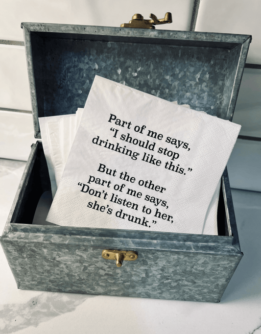 Part of Me Napkins - Veranda Cafe & Mercantile