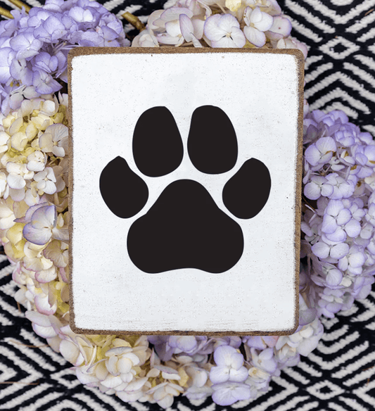 Paw Print Block - Veranda Cafe & Mercantile