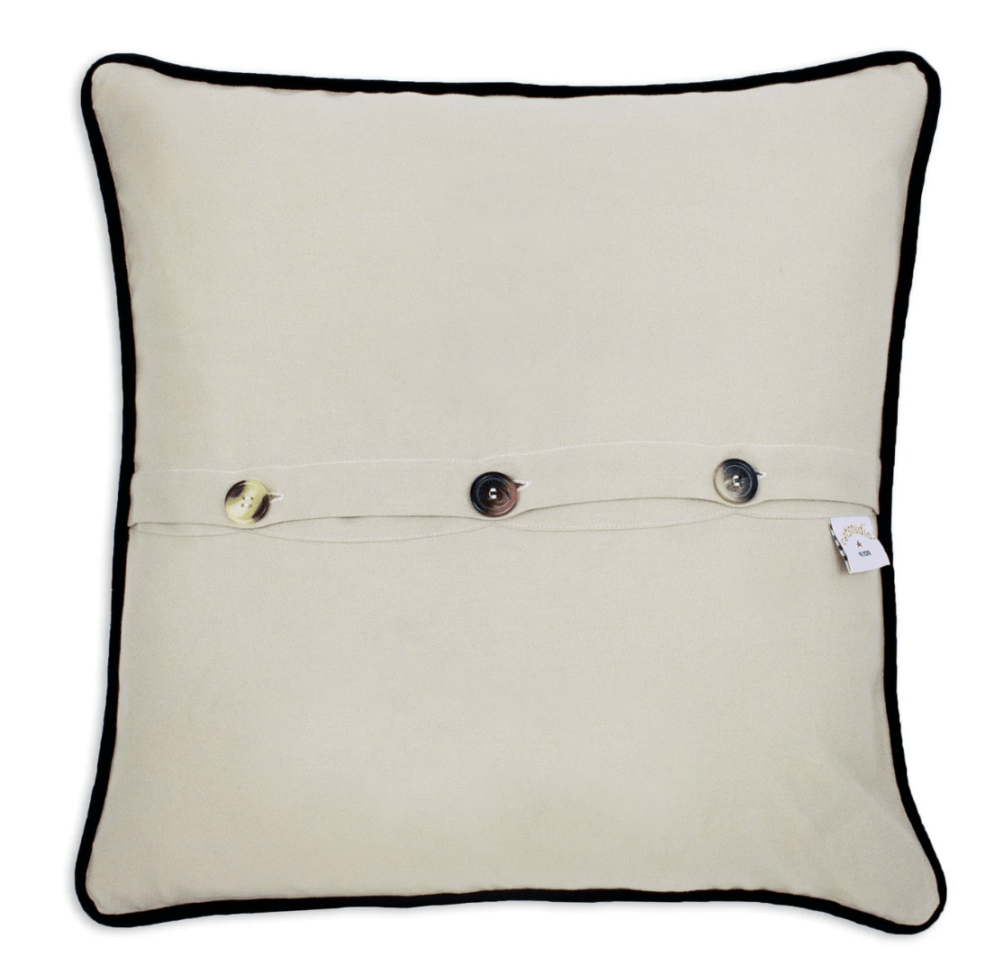 Phoenix Hand - Embroidered Pillow - Veranda Cafe & Mercantile