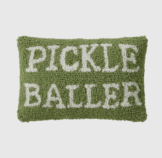 Pickle Baller Hook Pillow - Veranda Cafe & Mercantile