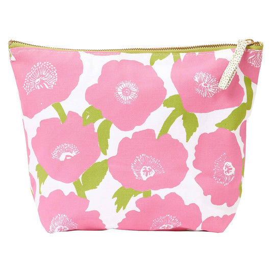 Poppies Pink Pouch - Veranda Cafe & Mercantile