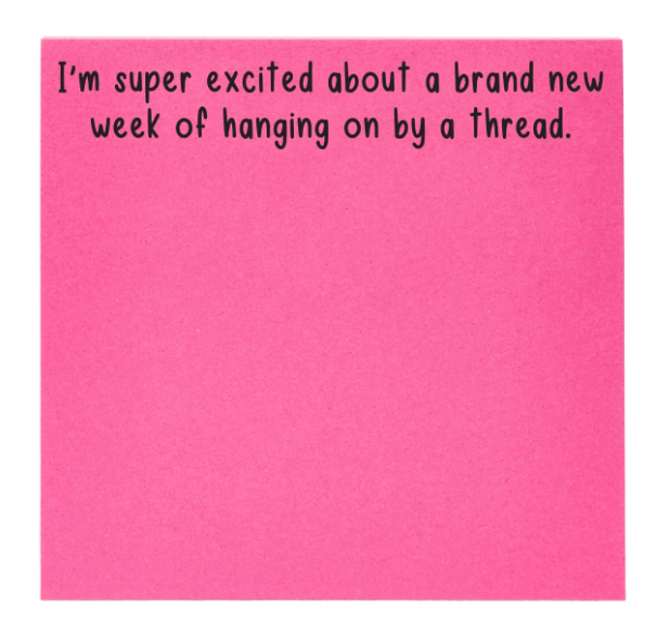 Pretty Excited Sticky Notes - Veranda Cafe & Mercantile