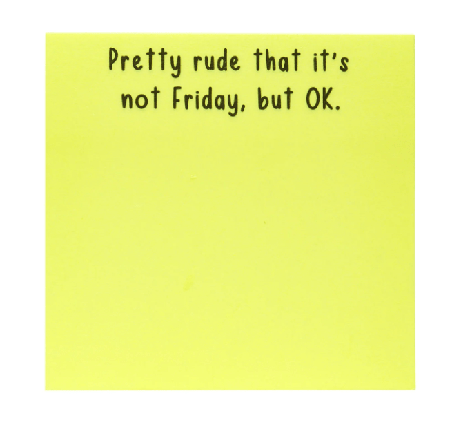 Pretty Rude Sticky Notes - Veranda Cafe & Mercantile