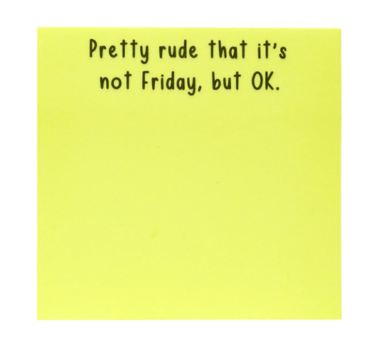 Pretty Rude Sticky Notes - Veranda Cafe & Mercantile