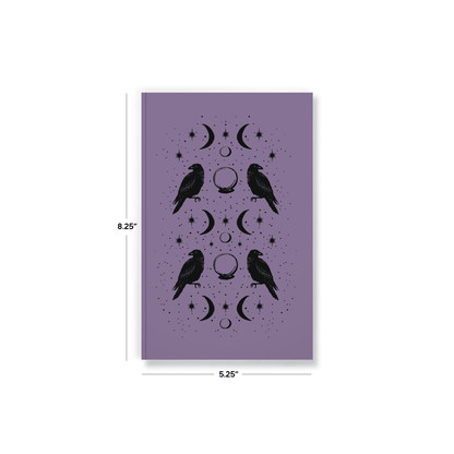 Raven of Fortune Layflat Journal Notebook - Veranda Cafe & Mercantile