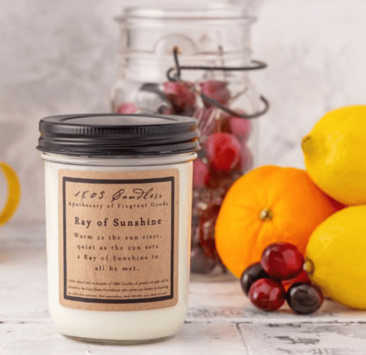 Ray of Sunshine Candle - Veranda Cafe & Mercantile
